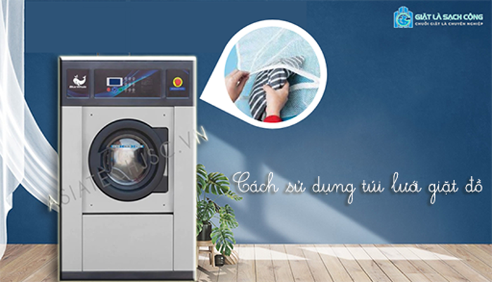 Cách sử dụng túi lưới giặt đồ