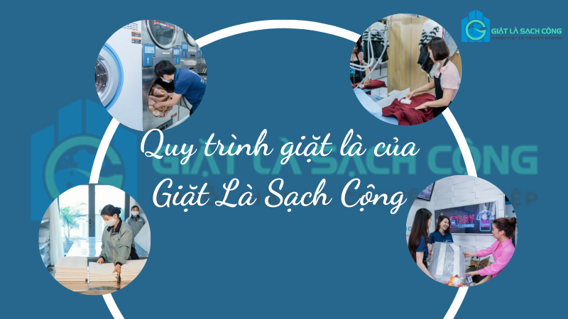 Quy trình giặt là của Giặt Là Sạch Cộng Một tiệm giặt là